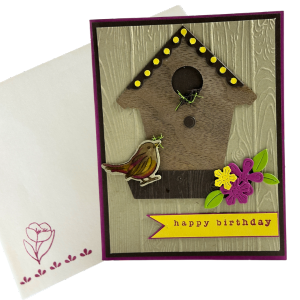 Country Birdhouse Greeting Card