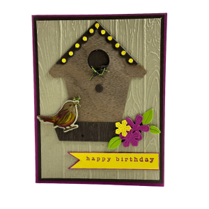 Country Birdhouse Greeting Card