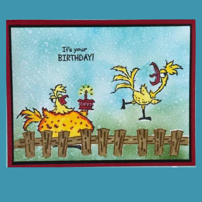 Chicken Coop Greetings , Funny Birthday, Chicken Birthday Card, Farm Life Greetings