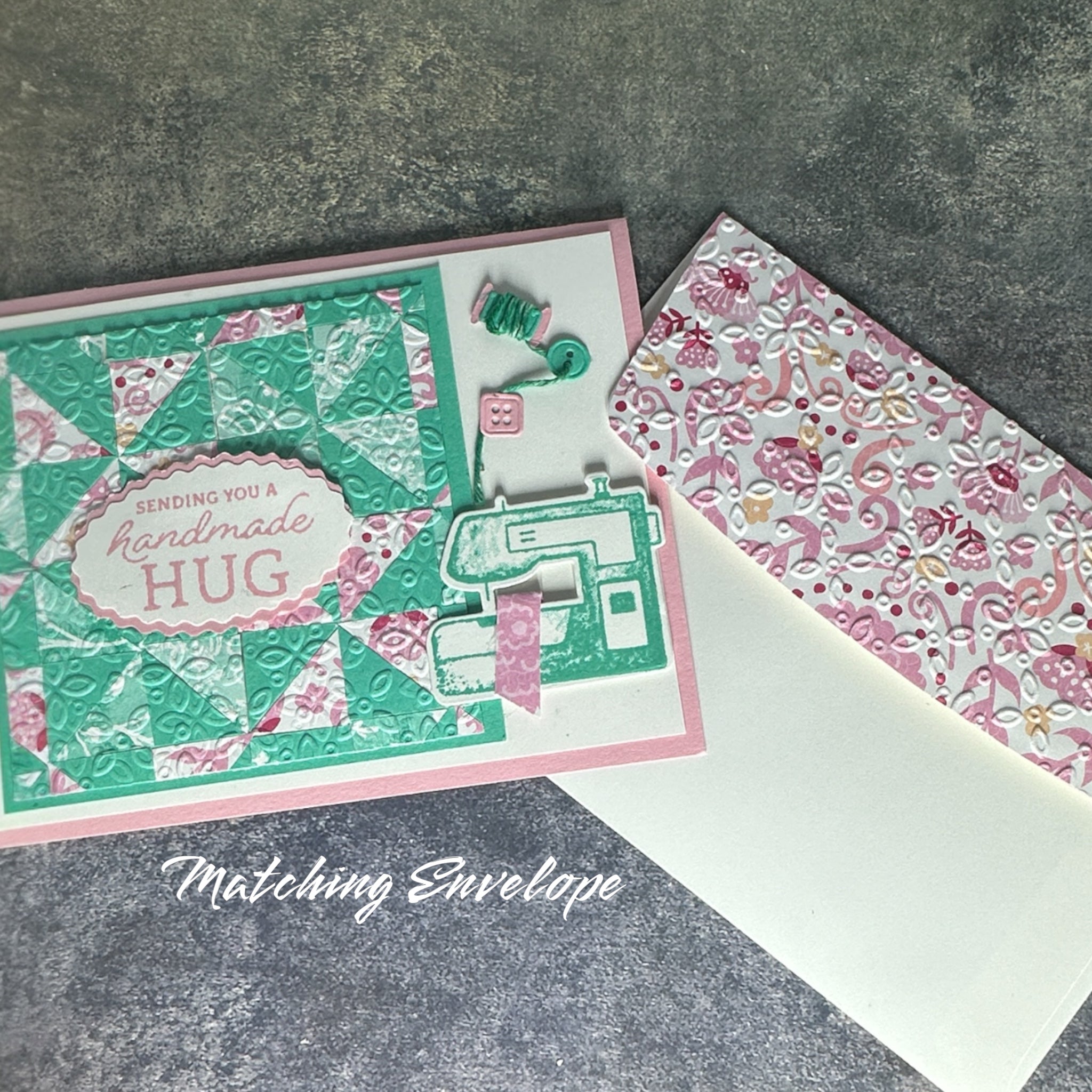 Quilter's Greeting Card - Sending You a Handmade Hug