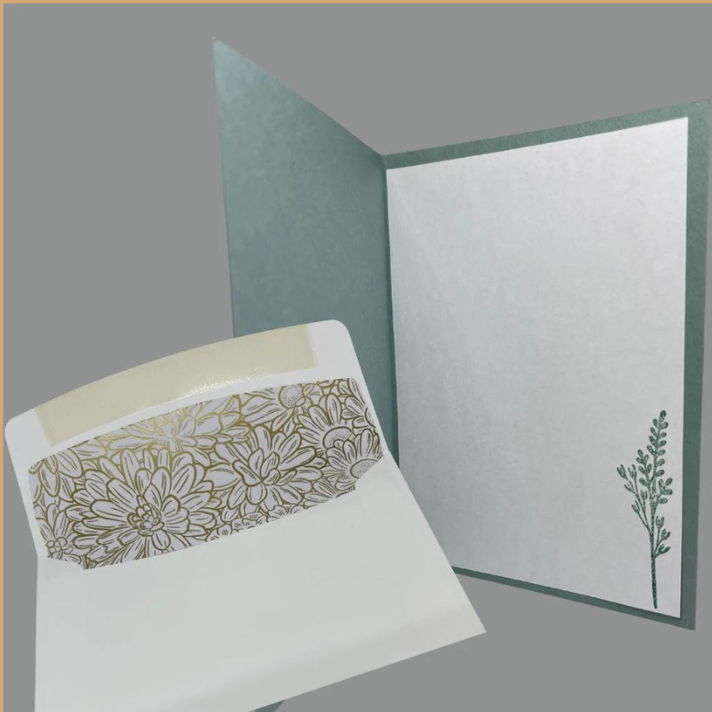 Floral botanical greeting Card. Send a card to show you care. Blank inside to create your own personalized message