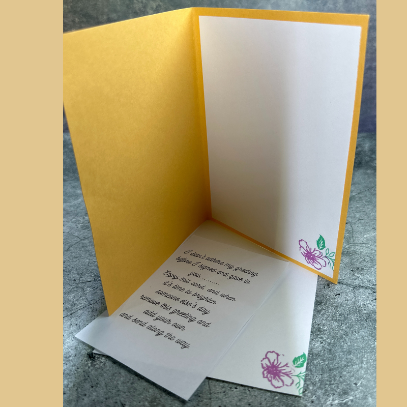 Bright Floral Greeting Card - Thinking of You for Any Occasion