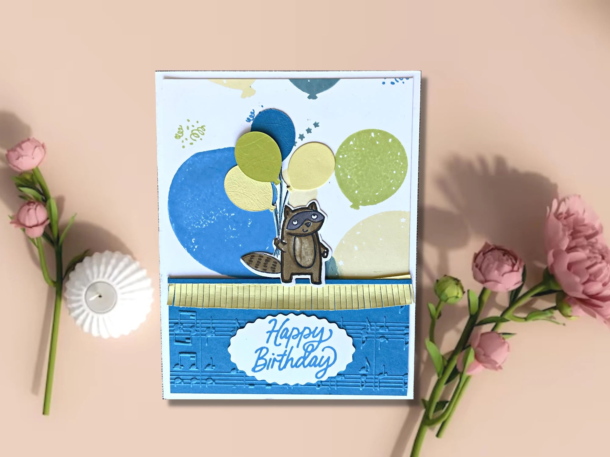 Balloon theme Birthday Card, Great card for child or anyone young at heart
